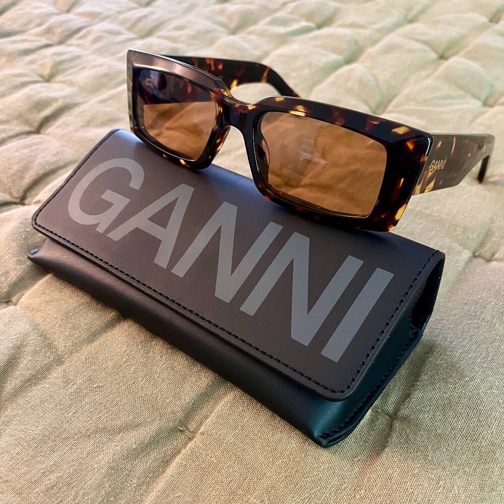 GANNI Rectangular Sunglasses - NWT
